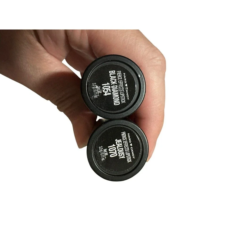 2 Hard Candy Fierce Effects Matte Argan Oil Lipstick  JEALOUSY & BLACK DIAMOND